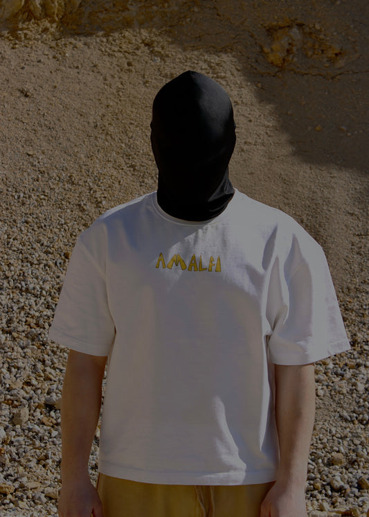 AMALFI WHITE CROP T-SHIRT