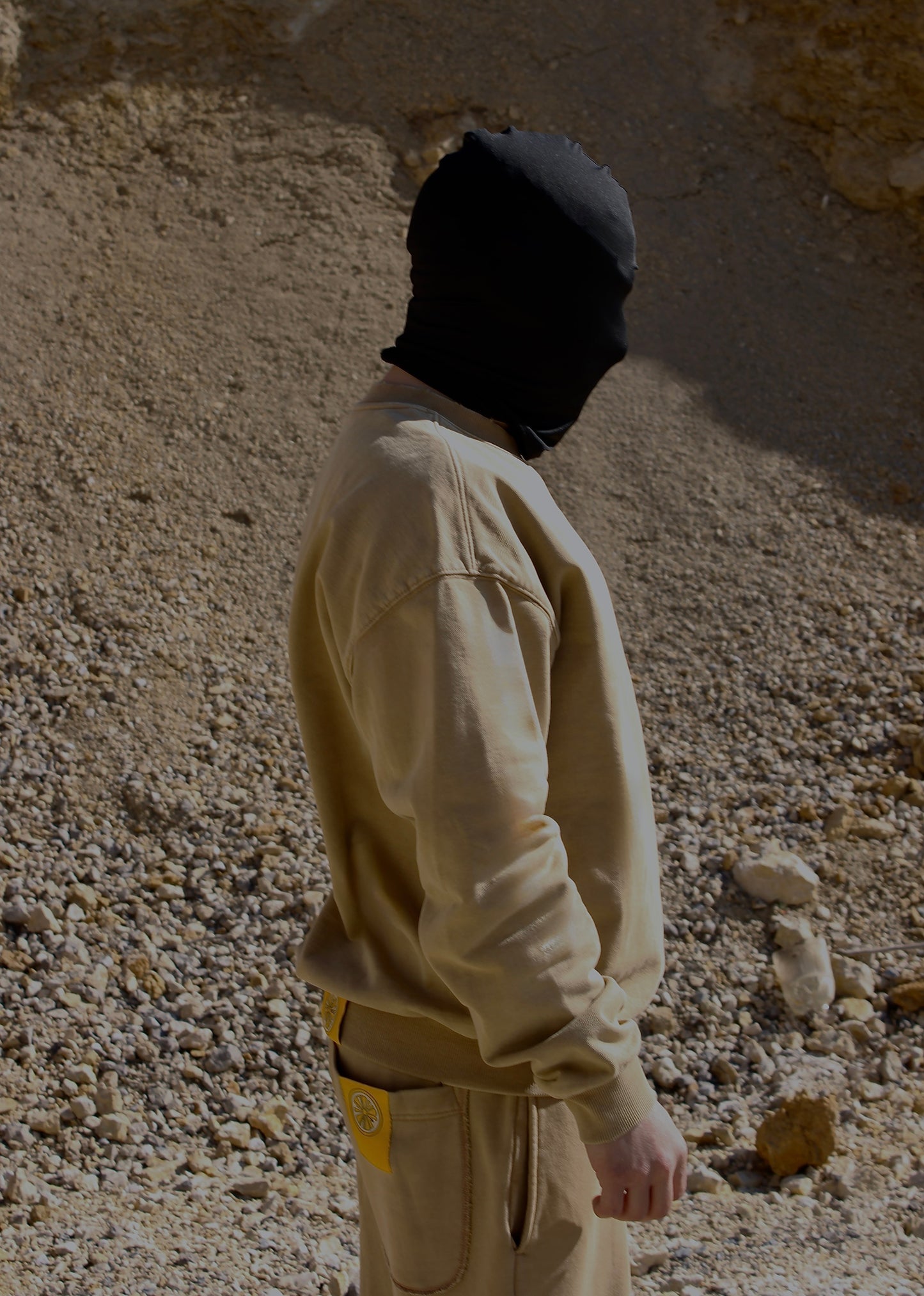 AMALFI WASHED BEIGE SWEATER