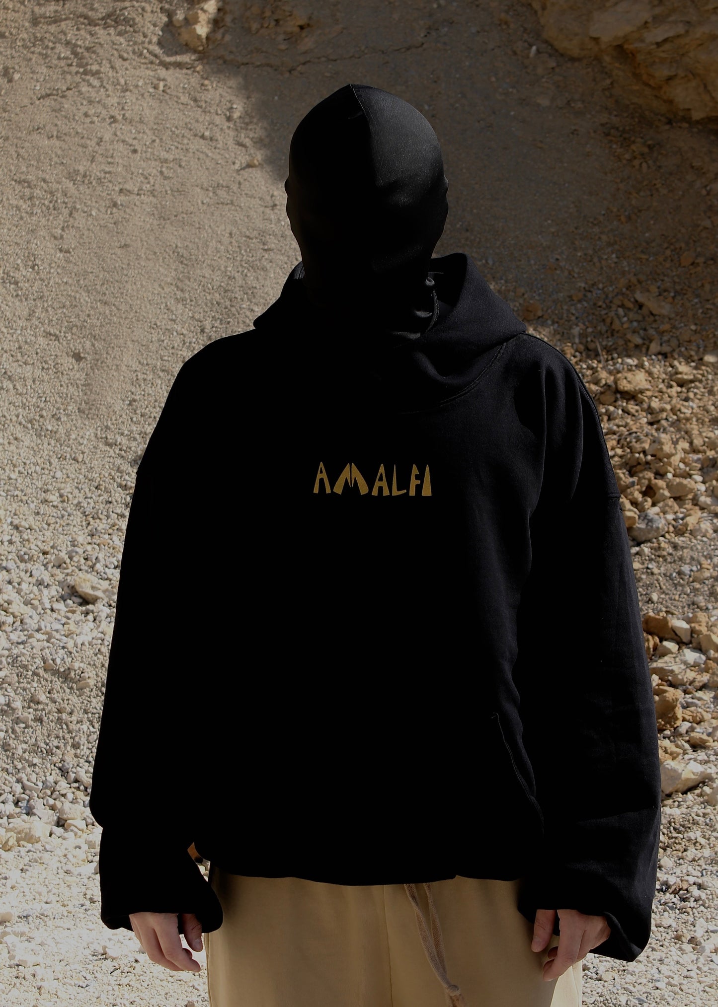 AMALFI BLACK ANGEL HOODIE - LIMITED