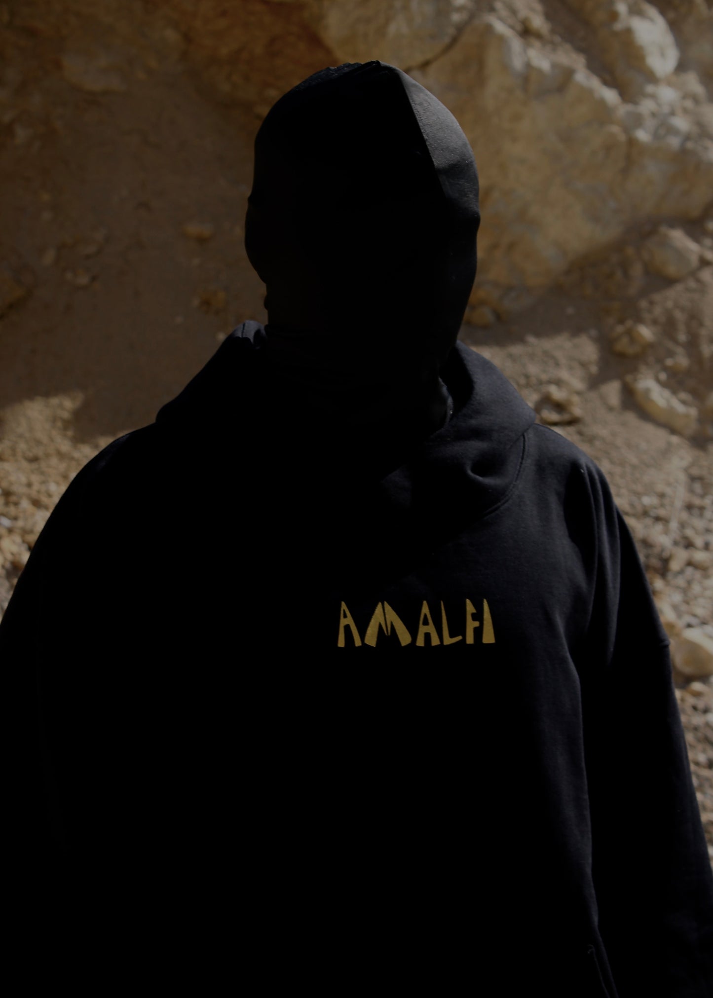 AMALFI BLACK ANGEL HOODIE - LIMITED