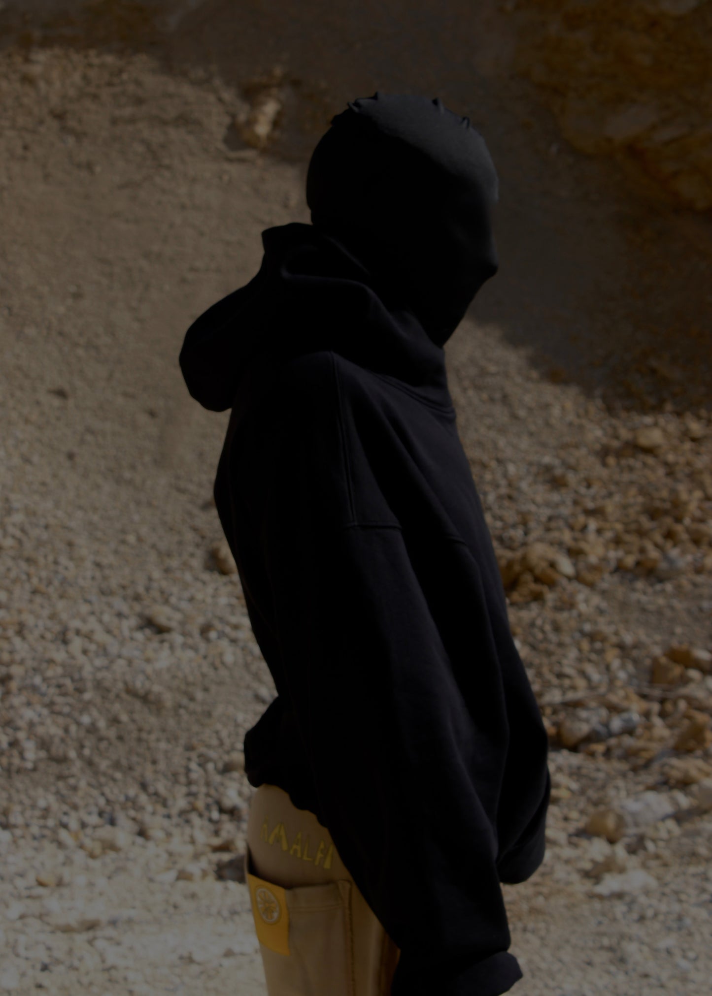 AMALFI BLACK ANGEL HOODIE - LIMITED