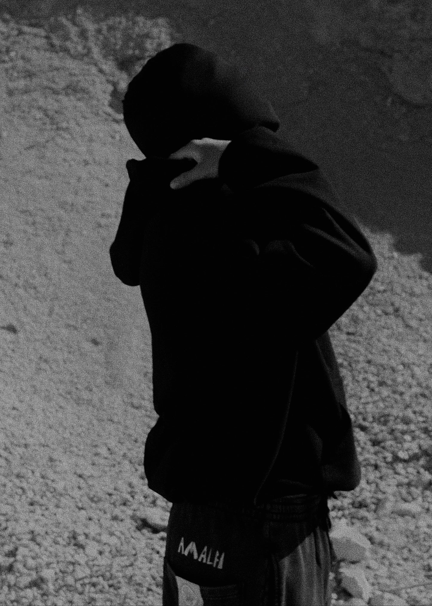 AMALFI BLACK ANGEL HOODIE - LIMITED