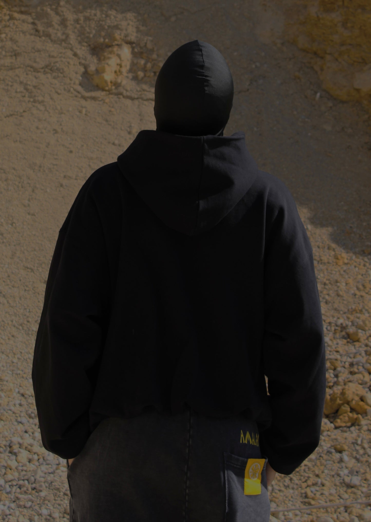AMALFI BLACK ANGEL HOODIE - LIMITED