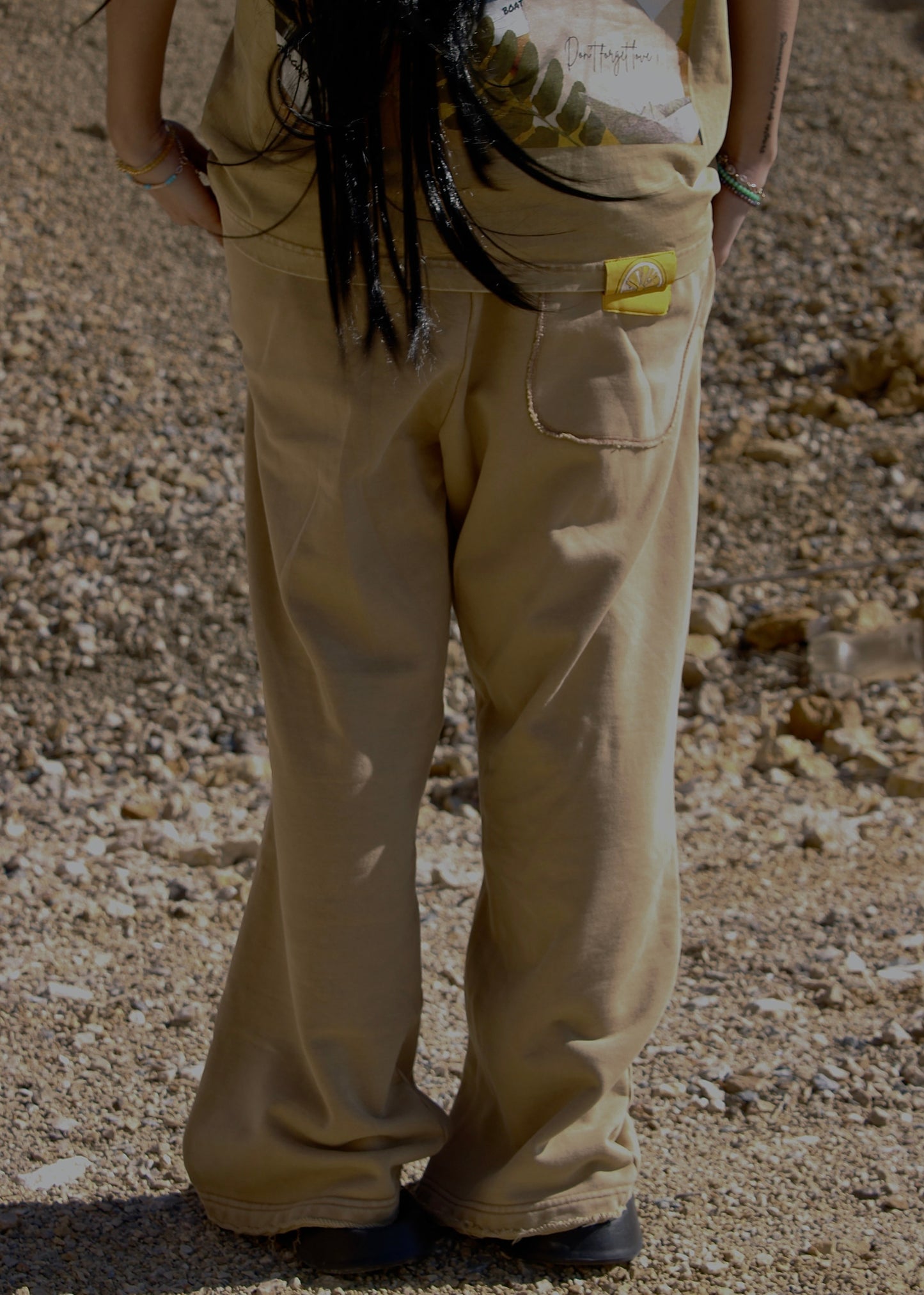 AMALFI WASHED BEIGE PANTS