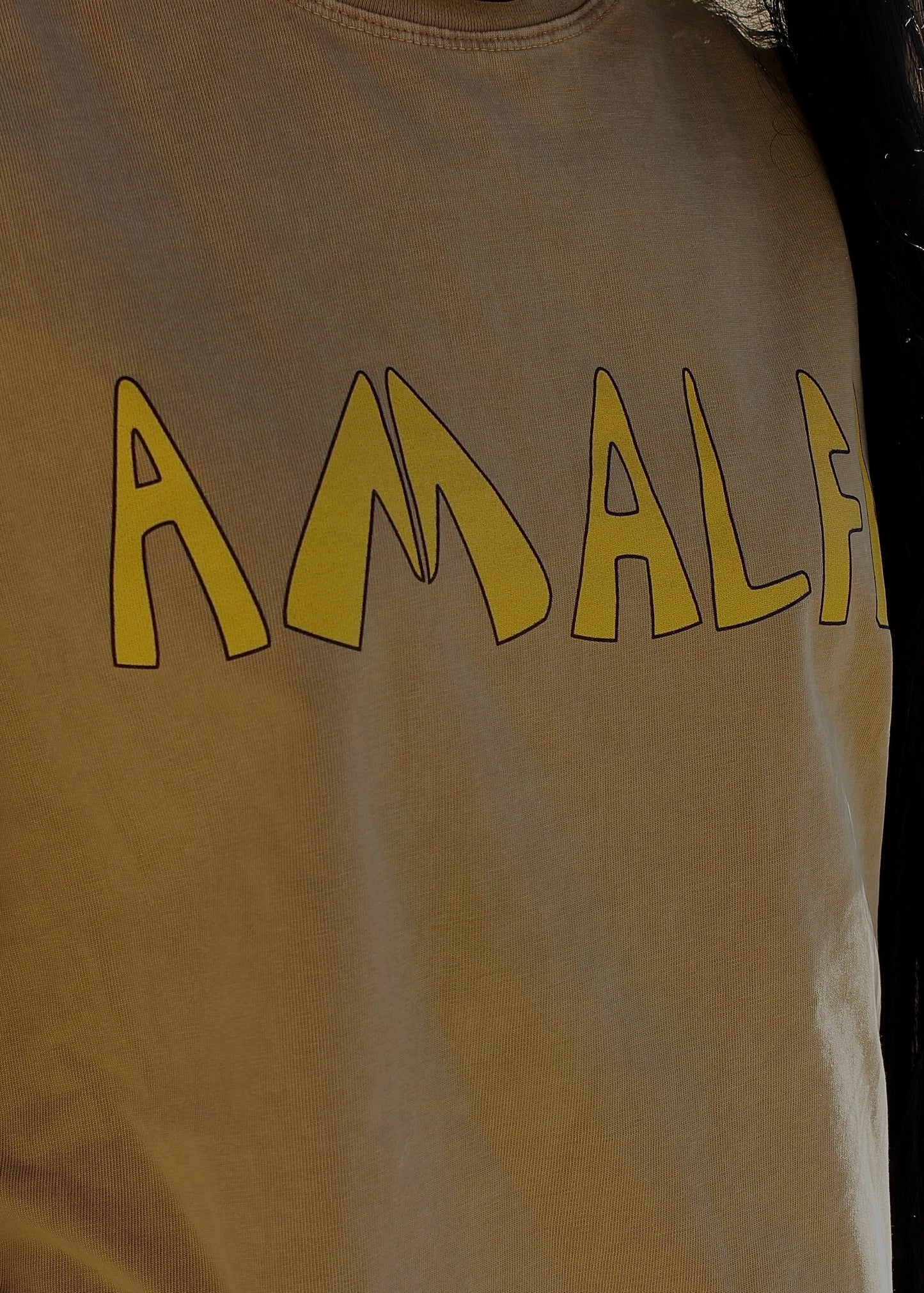AMALFI WASHED BEIGE T-SHIRT