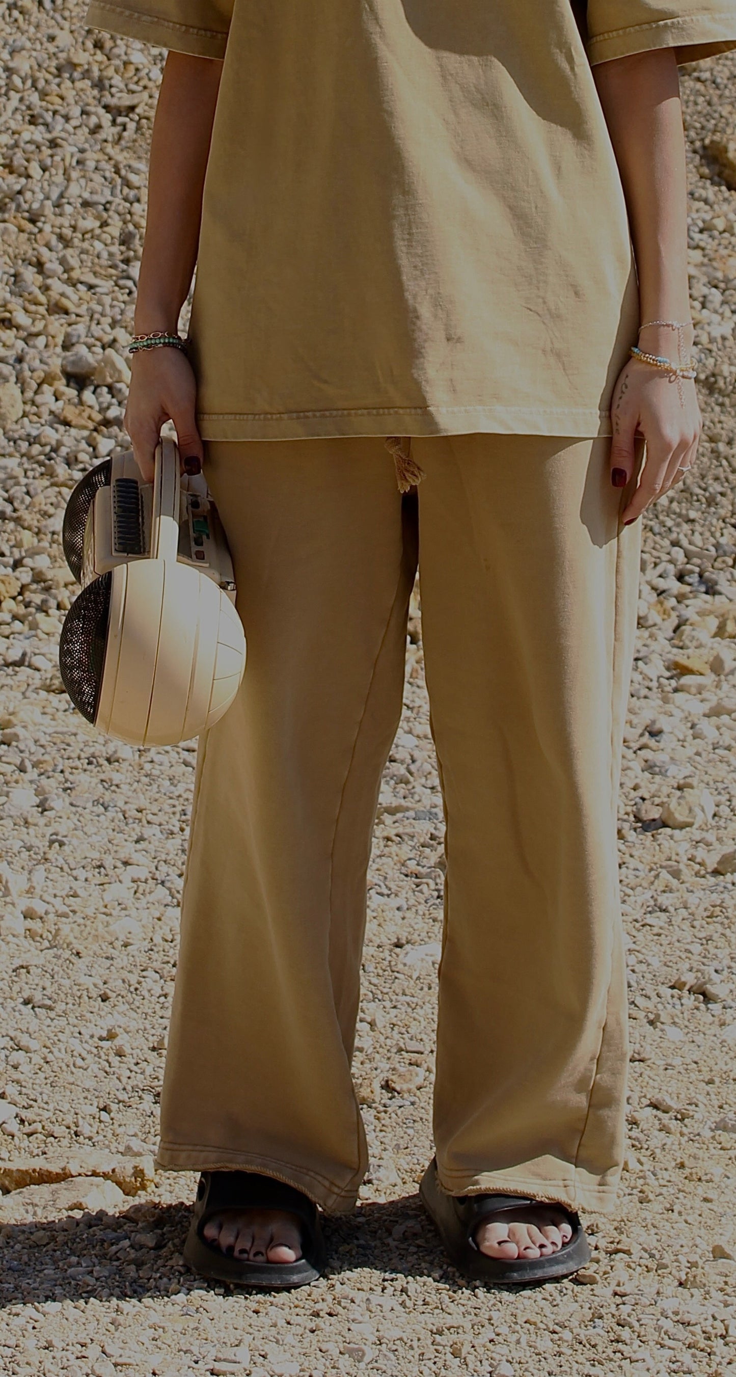 AMALFI WASHED BEIGE PANTS