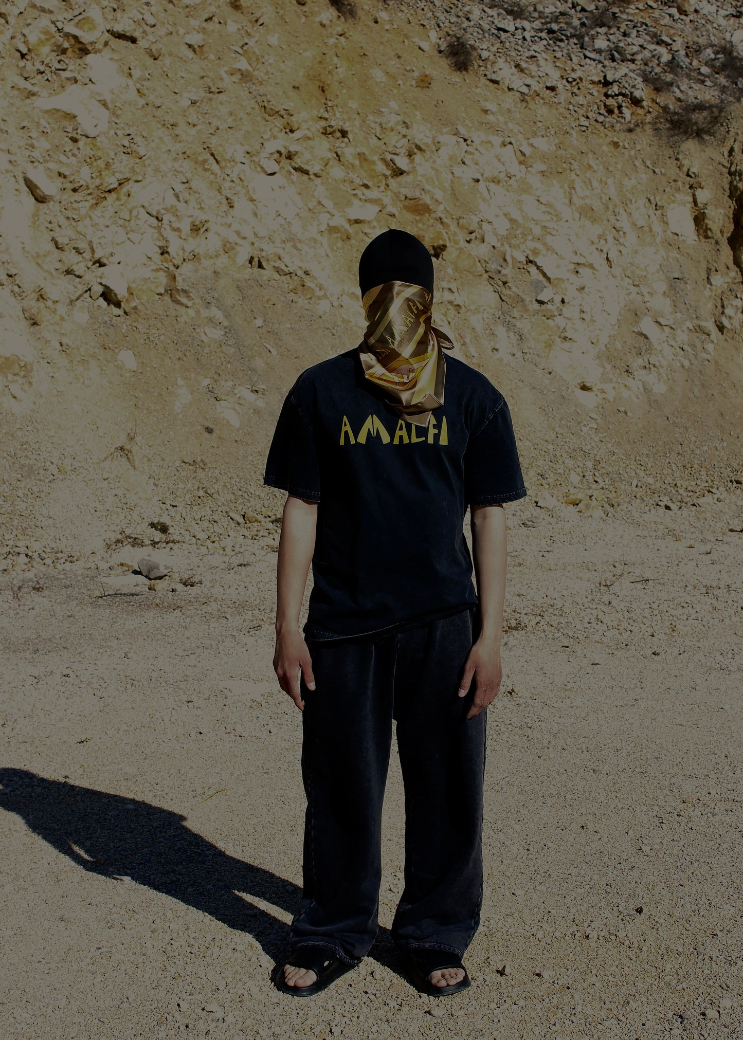 AMALFI WASHED BLACK PANTS