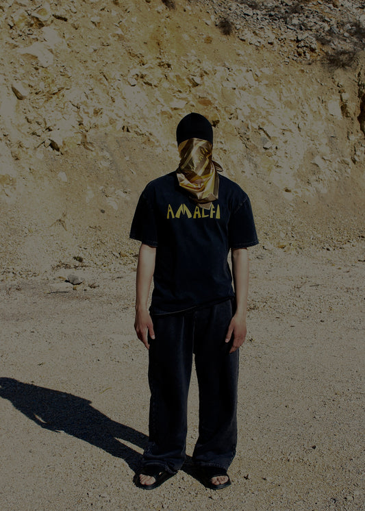 AMALFI WASHED BLACK PANTS