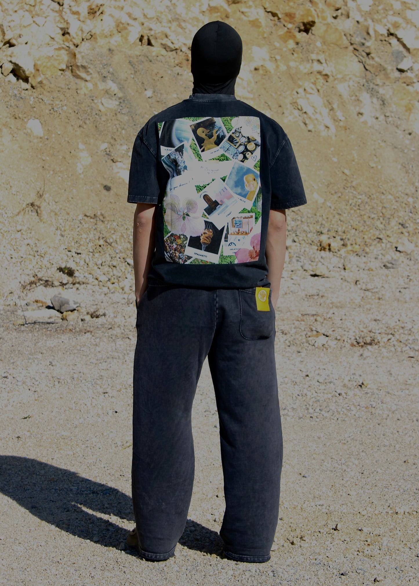 AMALFI WASHED BLACK PANTS