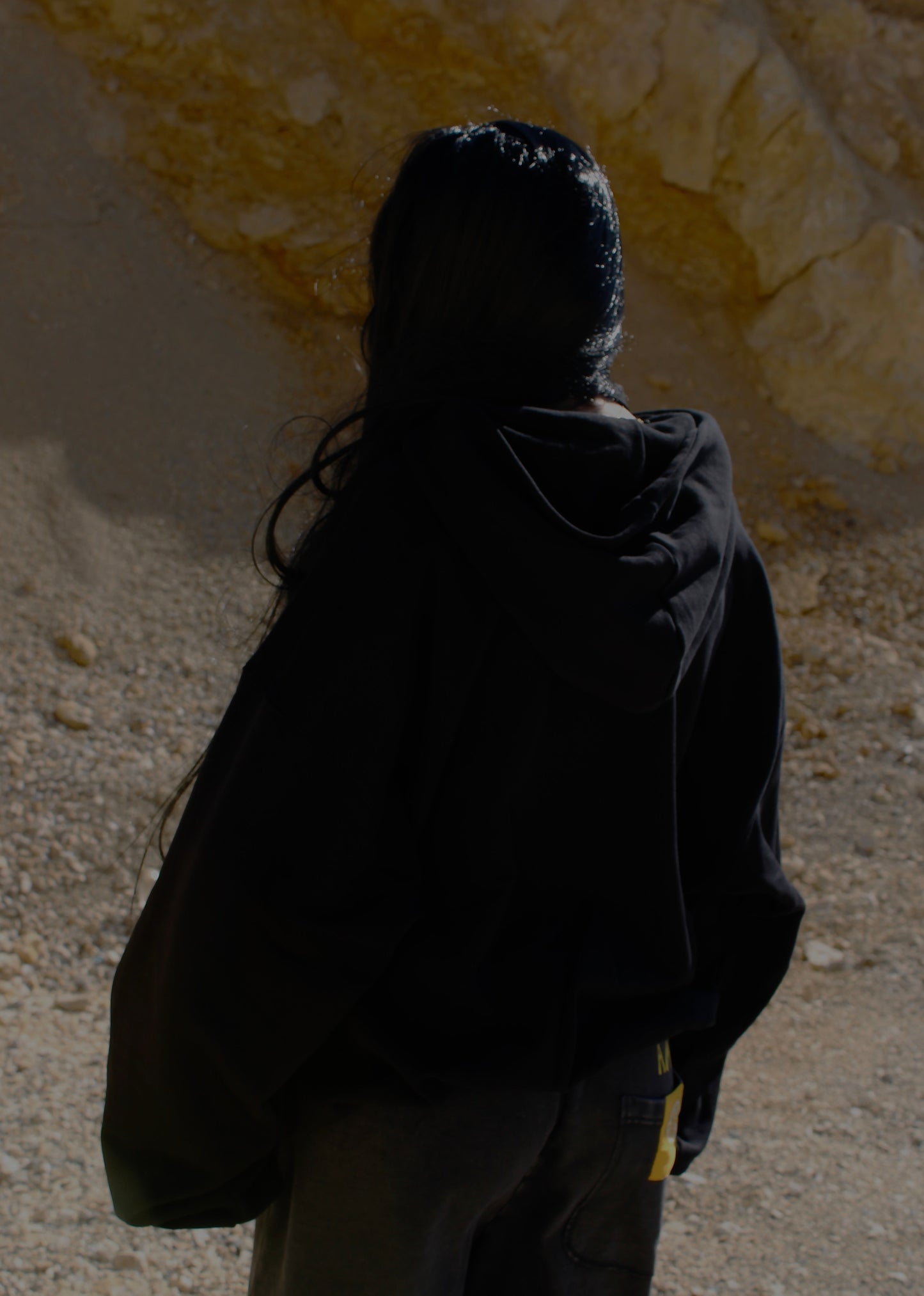 AMALFI BLACK ANGEL HOODIE - LIMITED