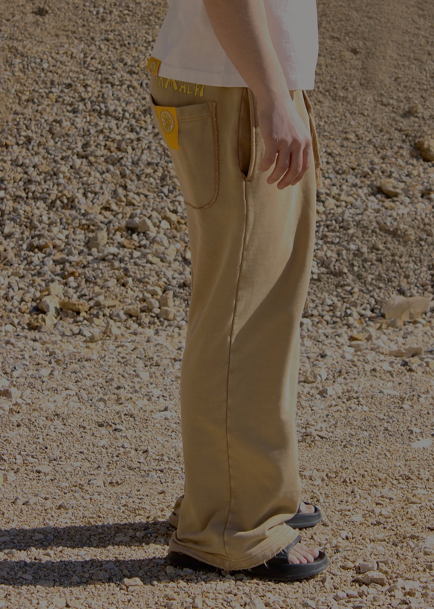 AMALFI WASHED BEIGE PANTS