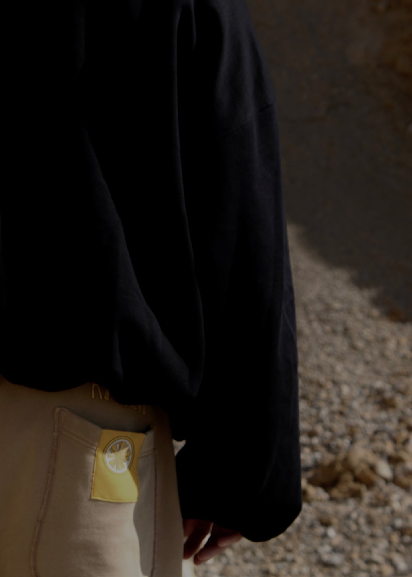 AMALFI BLACK ANGEL HOODIE - LIMITED