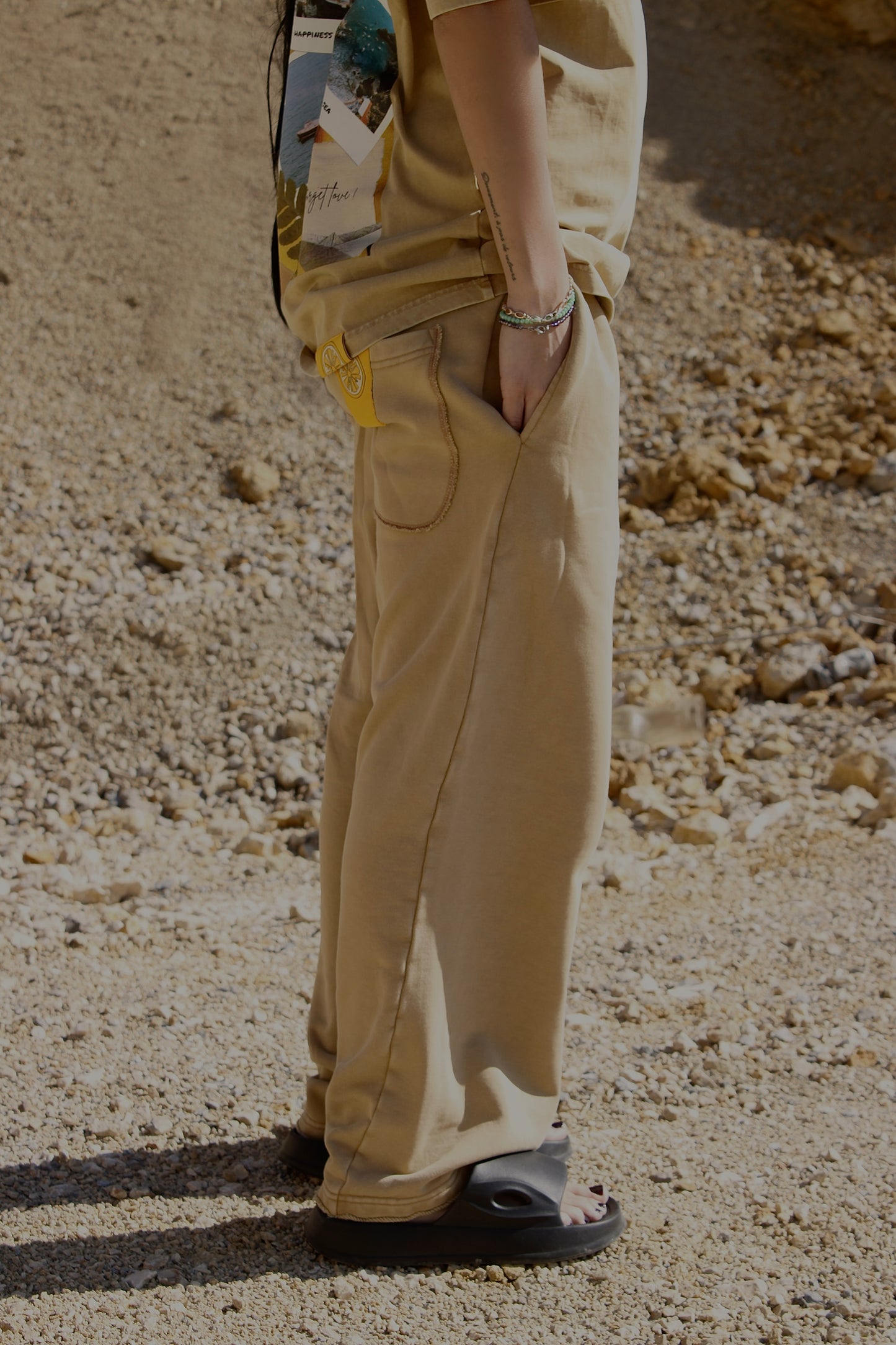 AMALFI WASHED BEIGE PANTS