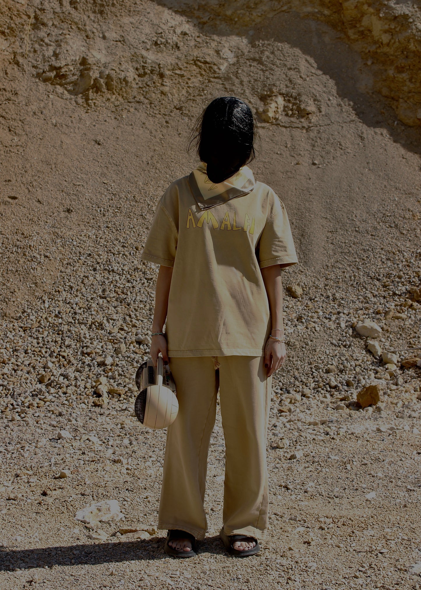 AMALFI WASHED BEIGE PANTS